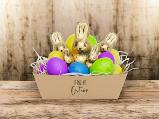 Osternestli " frohe Ostern" für 10 Personen