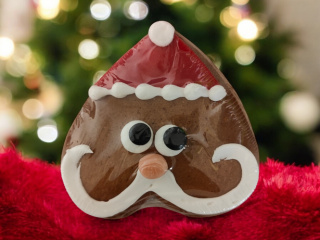 Weihnachtsmann - Lebkuchenherz